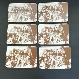 Vtg Western Postcards *Lot of 6* Cowboys Old West Collectors Series Gambling